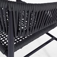 Кресло Форментера плетеное темно-серое - 6