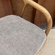 Подушка к стулу Лугано бежево-коричневая ткань - 6
