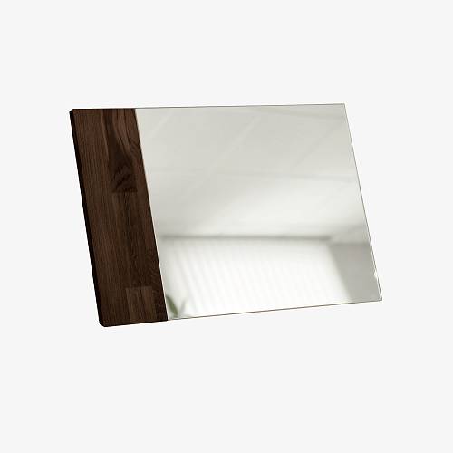 картинка Зеркало Саннес настенное 57х14х34 см массив дуба тон темный орех (бейц/лак) от производителя дизайнерской мебели Deephouse