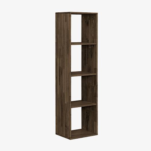 картинка Стеллаж Вестерос 39х35х150 см массив дуба тон терра (масло) от производителя дизайнерской мебели Deephouse