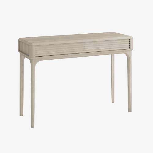 картинка Стол туалетный Канберра 110х41,4х76 см массив дуба тон светлый натуральный (масло) от производителя дизайнерской мебели Deephouse