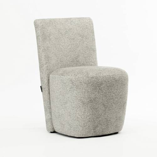 картинка Стул Комо серая ткань микровелюр букле от производителя дизайнерской мебели Deephouse