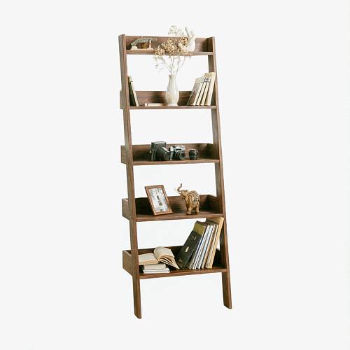 картинка Стеллаж Бурос 64х40х180 см массив дуба тон терра (масло) от производителя дизайнерской мебели Deephouse