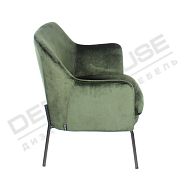 Кресло Флом темно-зеленый бархат - 5