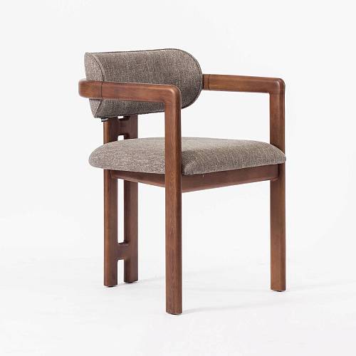 картинка Стул Виго ткань дуб (морилка+лак) от производителя дизайнерской мебели Deephouse