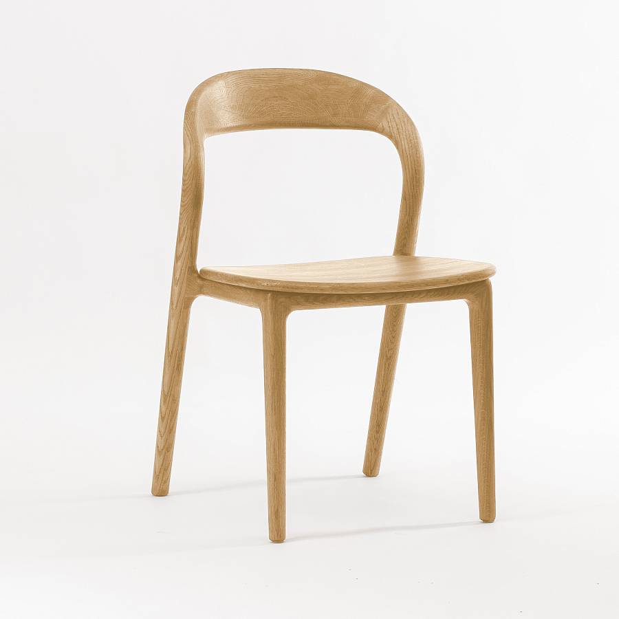 картинка Стул Лугано без подлокотников дуб тон натуральный от производителя дизайнерской мебели Deephouse