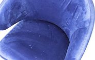 УЦЕНКА! Стул Бильбао пыльно-синий бархат (повреждения бархата) - 8