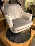 Кресло Зеландия (миникресло) серый бархат - 11