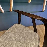 Подушка к стулу Монако серая ткань - 6