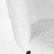 Стул Неаполь белый экомех без прострочки ножки черные широкие - 4