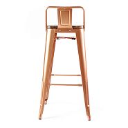Барный стул TOLIX бронзовый + сосна - 9