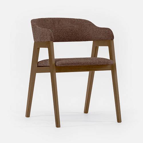 картинка Стул Челси ткань красный гранит массив бука (терра) от производителя дизайнерской мебели Deephouse