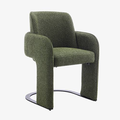 картинка Стул Базель зеленая ткань от производителя дизайнерской мебели Deephouse