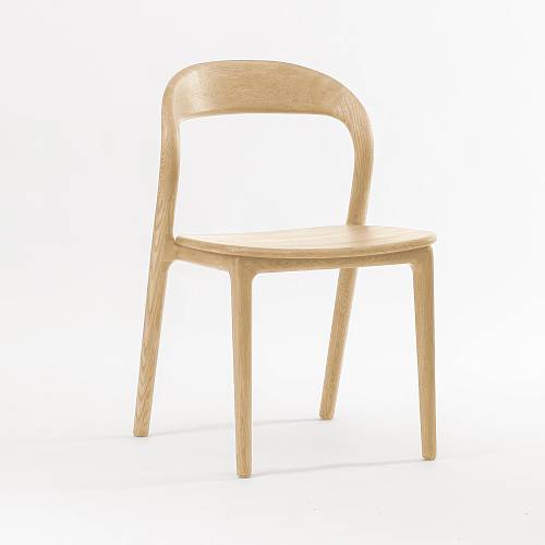 картинка Стул Лугано без подлокотников массив березы тон натуральный от производителя дизайнерской мебели Deephouse