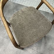 Подушка к стулу Лугано cветло-коричневая ткань - 9
