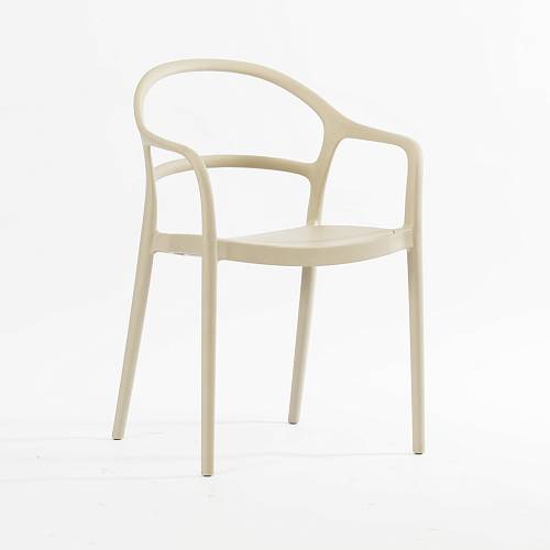 картинка Стул Суматра пластиковый бежевый от производителя дизайнерской мебели Deephouse